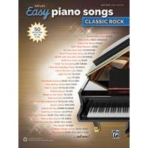 Alfred AP4887 Easy Piano Songs Classic Rock Book-Music World Academy