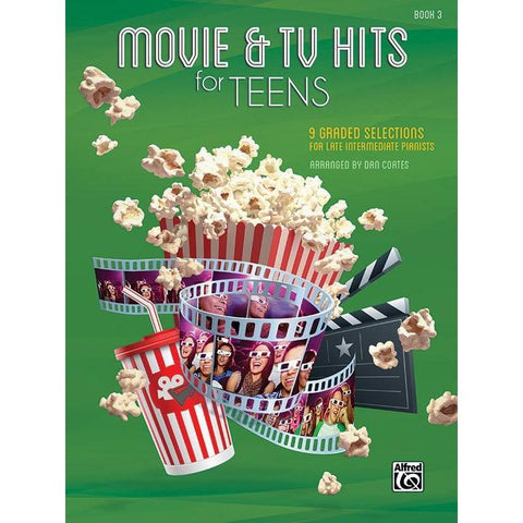 Alfred AP5375 Movie & TV Hits for Teens Book 3-Music World Academy