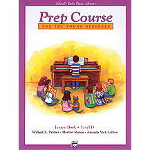 Alfred Basic Piano Prep Course for the Young Beginner Lesson Book Level D-Music World Academy