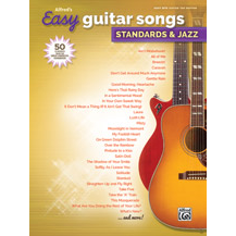 Alfred Easy Guitar Songs Standard & Jazz Book Tab Edition-Music World Academy