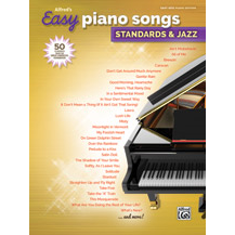 Alfred Easy Piano Songs Standards & Jazz Book-Music World Academy
