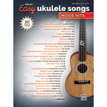 Alfred Easy Ukulele Songs Movie Hits Book-Music World Academy