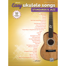 Alfred Easy Ukulele Songs Standards & Jazz Book-Music World Academy