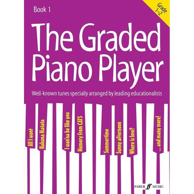 Alfred Faber Music The Graded Piano Player Book Grade 1-2-Music World Academy