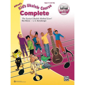 Alfred Kid's Ukulele Course Complete Book with Online Access-Music World Academy