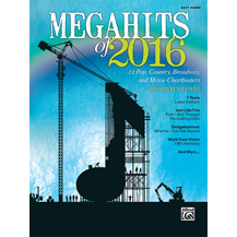 Alfred Megahits of 2016 Easy Piano Book-Music World Academy