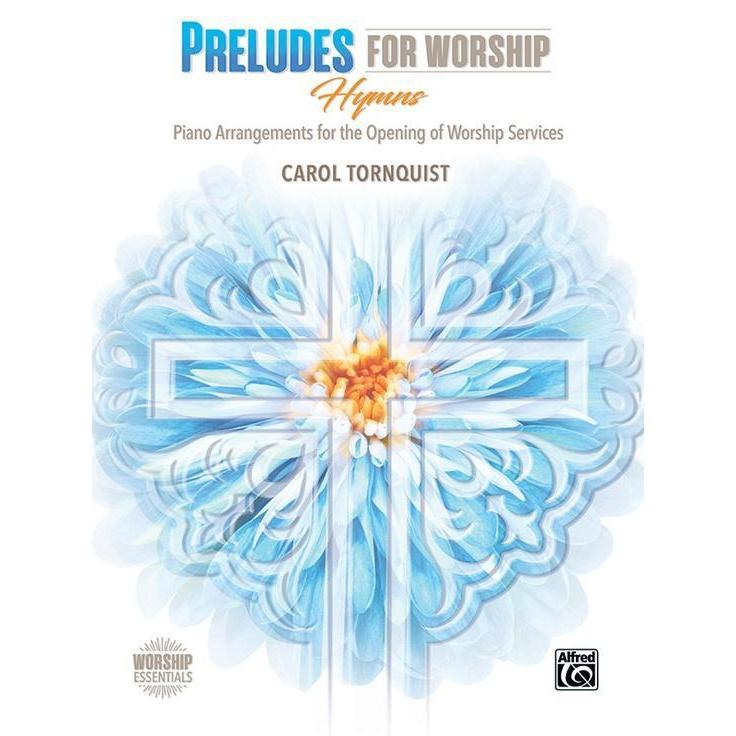 Alfred Preludes for Worship Hymns Piano Book-Music World Academy
