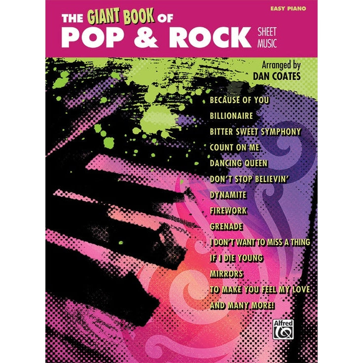 Alfred The Giant Book of Pop & Rock Easy Piano-Music World Academy