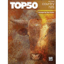 Alfred Top 50 Country Hits Easy Piano Book-Music World Academy