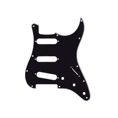 All Parts PG-0552-033 11-Hole Pickguard for Stratocaster-Black-Music World Academy