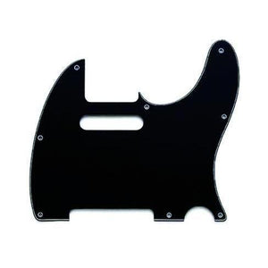 All Parts PG-0562-033 8-Hole Pickguard for Telecaster-Black-Music World Academy