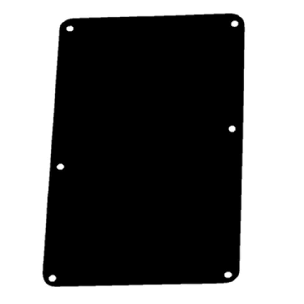 All Parts PG-0576-023 Tremolo Spring Cover Backplate with No Holes-Black-Music World Academy