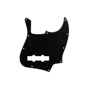 All Parts PG-0755-033 Pickguard for Jazz Bass-Black/White/Black-Music World Academy