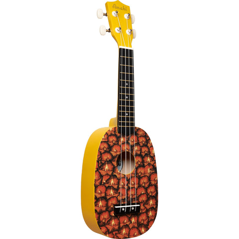 Amahi DDUK16 Soprano Ukulele with Gig Bag-Pineapple-Music World Academy