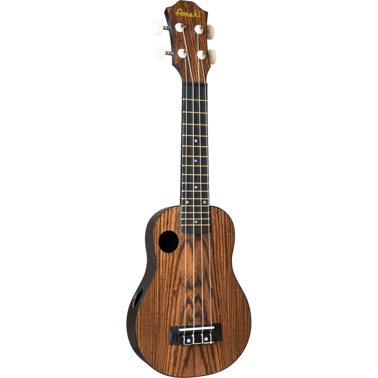 Amahi HCLF445 Soprano Bocote Top Ukulele with Gig Bag-Music World Academy