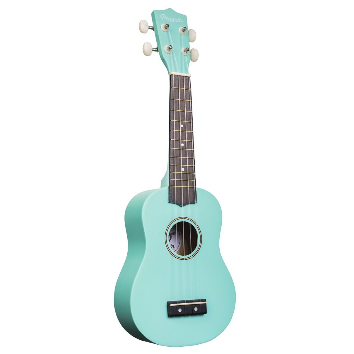 Amahi PGUKLB Penguin Tropical Soprano Ukulele with Gig Bag-Light Blue-Music World Academy