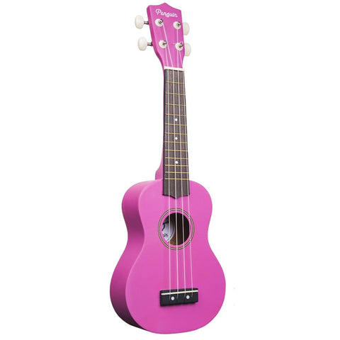 Amahi PGUKPU Penguin Tropical Soprano Ukulele with Gig Bag-Purple-Music World Academy