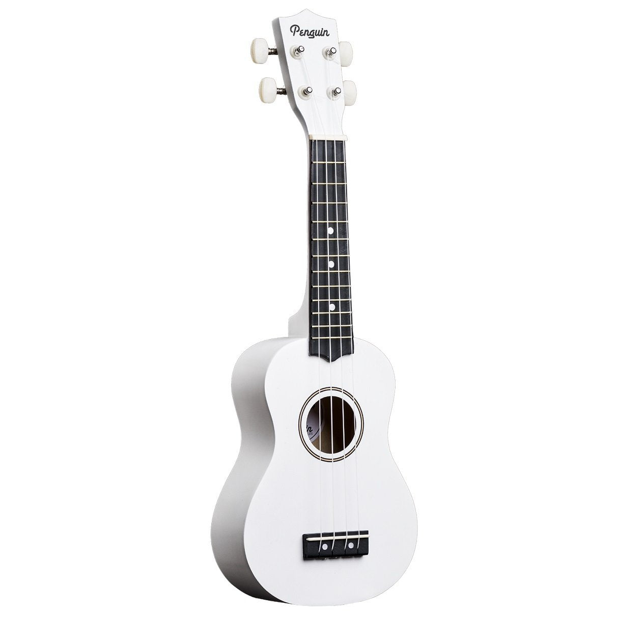 Amahi PGUKWH Penguin Tropical Soprano Ukulele with Gig Bag-White-Music World Academy