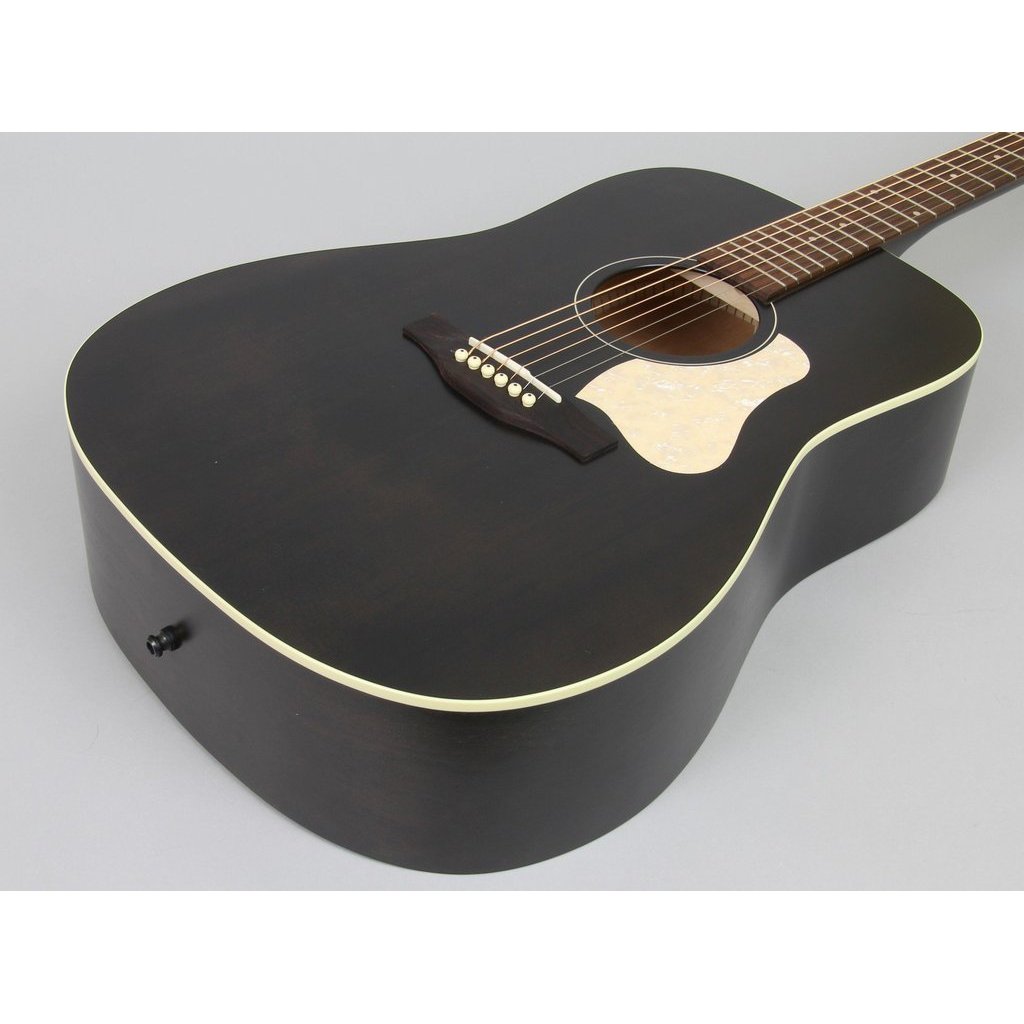 Art & Lutherie Americana Dreadnought Acoustic Guitar-Faded Black-Music World Academy