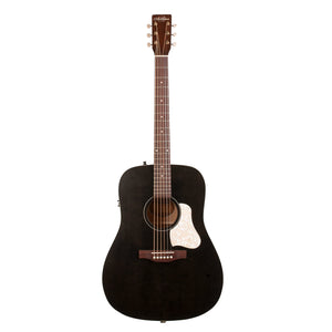 Art & Lutherie Americana Dreadnought Acoustic/Electric Guitar-Faded Black with Presys II Pickup-Music World Academy