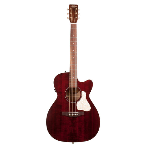 Art & Lutherie Legacy Concert Hall Acoustic/Electric Guitar with Presys II Pickup-Tennessee Red-Music World Academy