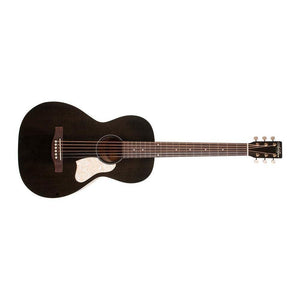 Art & Lutherie Roadhouse Parlor Acoustic/Electric Guitar-Faded Black-Music World Academy
