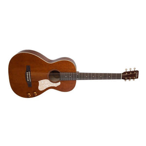 Art & Lutherie Roadhouse Parlor Acoustic/Electric Guitar with Q-Discrete Pickup & Gig Bag-Havana Brown-Music World Academy