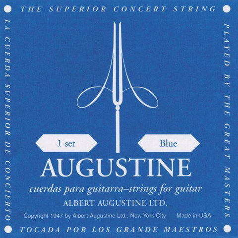 Augustine ABL Classic/Blue Classical Guitar Strings High Tension-Music World Academy