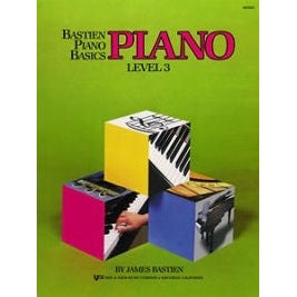 Bastien Piano Basics Piano Book Level 3-Music World Academy