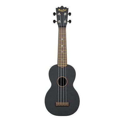 Beaver Creek BCABS-BLACK Ulina Soprano Ukulele with Gig Bag-Black-Music World Academy