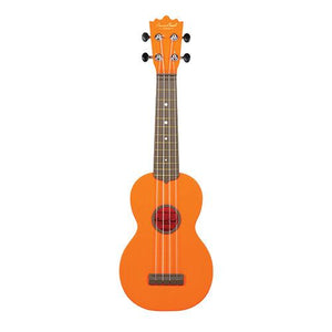 Beaver Creek BCABS-ORANGE Ulina Soprano Ukulele with Gig Bag-Orange-Music World Academy