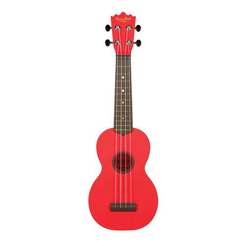 Beaver Creek BCABS-RED Ulina Soprano Ukulele with Gig Bag-Red-Music World Academy