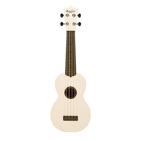 Beaver Creek BCABS-WHITE Ulina Soprano Ukulele with Gig Bag-White-Music World Academy