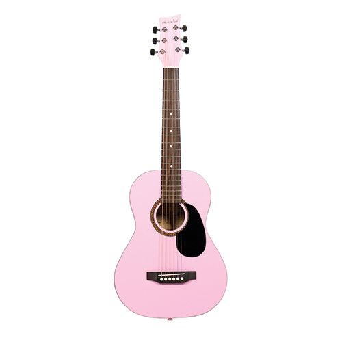 Beaver Creek BCTD401PK 1/2 Size Acoustic Guitar with Gig Bag-Pink-Music World Academy