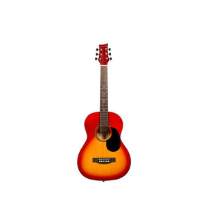 Beaver Creek BCTD601CB 3/4 Size Acoustic Guitar with Gig Bag-Cherryburst-Music World Academy