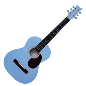 Beaver Creek BCTD601PBL 3/4 Size Acoustic Guitar with Gig Bag-Pale Blue-Music World Academy