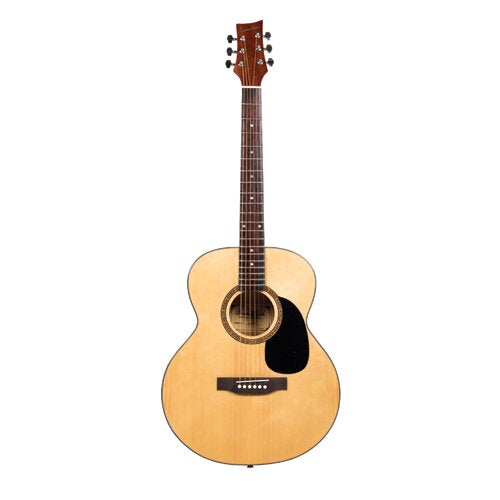 Beaver Creek BCTF101 Folk Acoustic Guitar with Gig Bag-Natural-Music World Academy