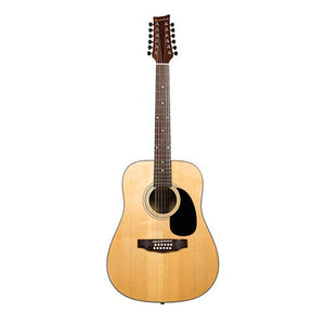 Beaver Creek BCTV05 12-String Dreadnought Acoustic Guitar with Gig Bag-Natural-Music World Academy