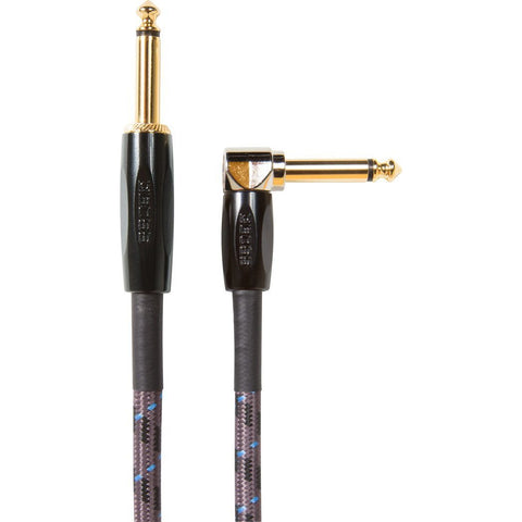 Boss BIC-10A Instrument Cable 1/4 Male-1/4 Male Right Angled 10ft-Music World Academy