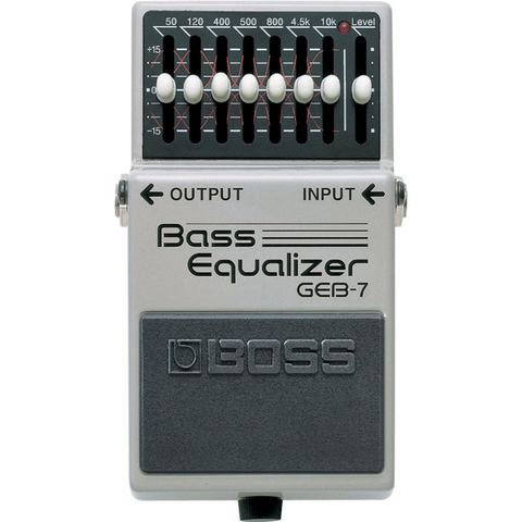 Boss GEB-7 7-Band Graphic Bass Equalizer Pedal-Music World Academy