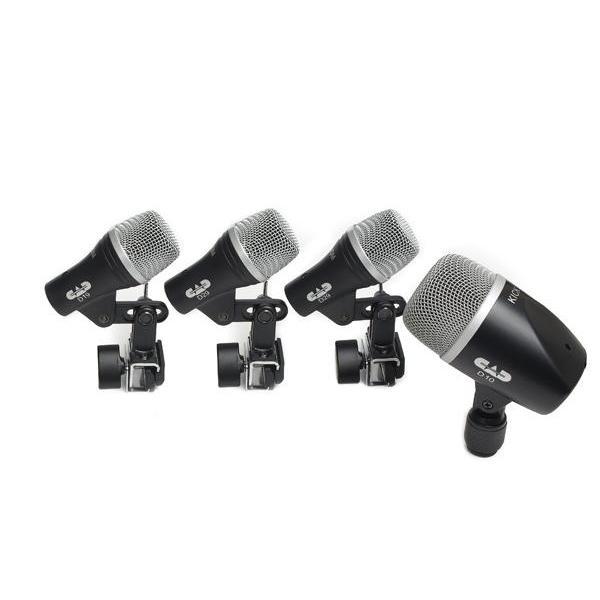CAD STAGE4 4-Piece Drum Microphone Pack-Music World Academy