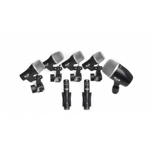 CAD STAGE7 7-Piece Drum Microphone Pack-Music World Academy