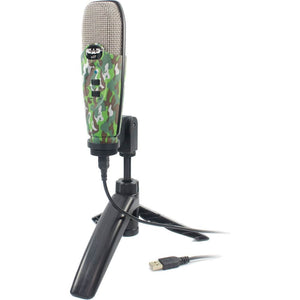 CAD U37SE-CAMO Cardioid Condenser USB Studio Recording Microphone-Camo Finish-Music World Academy