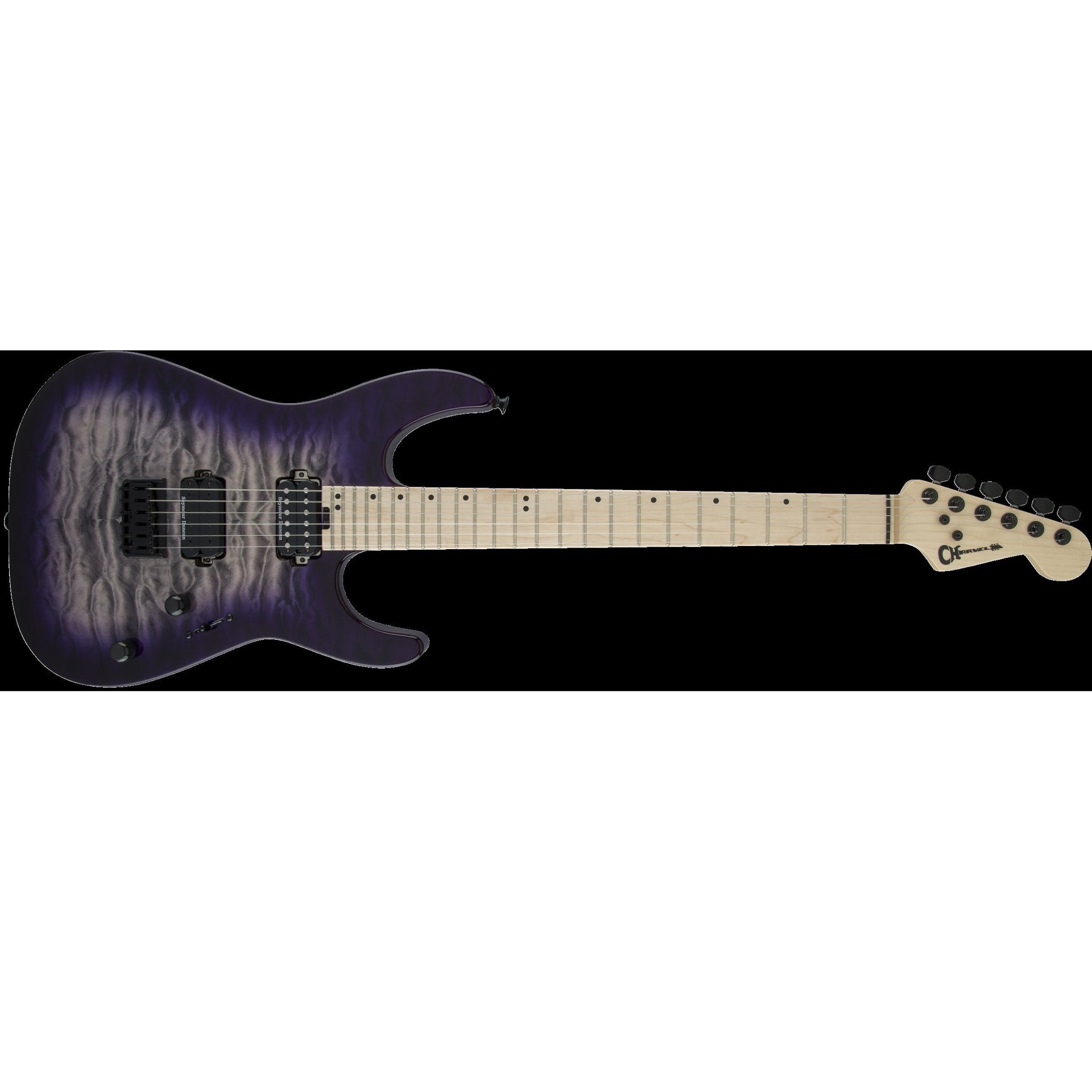 Charvel Pro-Mod DK24 HH HT Electric Guitar-Purple Phaze (Discontinued)-Music World Academy