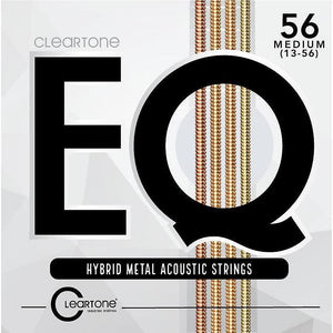 Cleartone 7813 EQ Hybrid Metal Acoustic Guitar Strings Medium 13-56-Music World Academy
