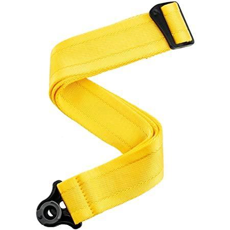 D'Addario 50BAL07 Auto Lock 2" Nylon Guitar Strap-Mellow Yellow-Music World Academy