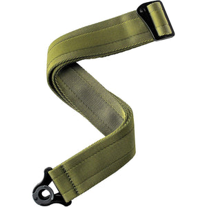 D'Addario 50BAL08 Auto Lock 2" Nylon Guitar Strap-Moss Green-Music World Academy