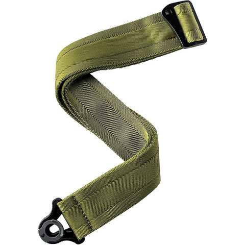 D'Addario 50BAL08 Auto Lock 2" Nylon Guitar Strap-Moss Green-Music World Academy