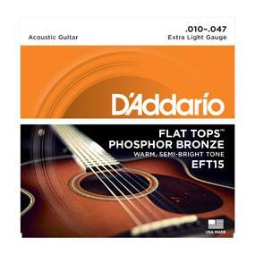 D'Addario EFT15 Flat Tops Acoustic Guitar Strings Extra Light 10-47-Music World Academy