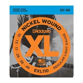 D'Addario EXL110 XL Nickel Wound Electric Guitar Strings Regular Light 10-46-Music World Academy